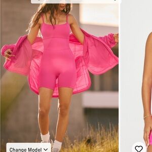 Fabletics Pink Jumpsuit
